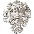 Design Toscano OS6212M Bacchus, God of Wine Greenman Wall Sculpture, Medium, 30.5 cm, Polyresin, Antique Stone