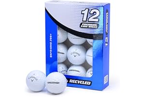Second Chance Recycled Lake Golf Balls, Used Golf Balls - 12 Pack - Grade A for Callaway Supersoft Golf Balls