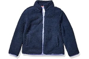 Amazon Essentials Giacca con Cerniera Integrale in Pile Sherpa Bambine e ragazze