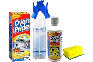 CLEANSTRO Oven Pride Oven Cleaner (500 ML) -A complete Oven Cleaning Kit for Oven & Oven Racks - Gloves, Degreaser Sponge & Bags Paired With an All Purpose Degreaser-Your Best friend For All Cleaning Needs
