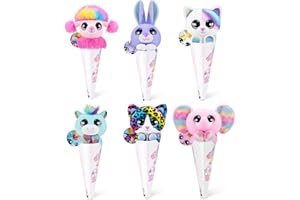 Coco Surprise Kolekcja Rainbow, stożek niespodzianka pluszowa, (3 pluszaki)