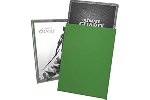 Ultimate Guard UGD010110 Katana Sleeves - Green (100) [Standard Size, 66 x 91mm]