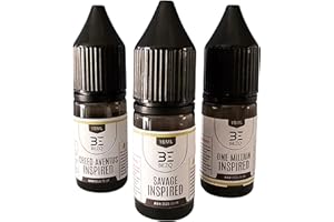 BEZQ (Pack of 3) * 10ml Oil Refill Scent Aventos Inspired, One MIllio, Savage Suitable for CAR Diffuser, USB diffusers,Candle Scented Making Wax Melts Diffuser Reed