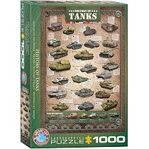Eurographics Puzzle „World War II Aircraft“ – 1000 Teile, Bunt, Mit Smart-Cut Technologie, Aus Recyceltem Karton