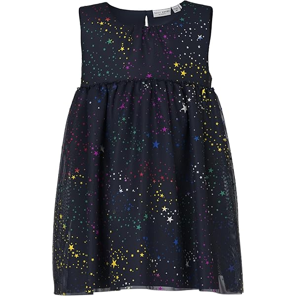 NAME IT Baby-Mädchen Tüllkleid - Niedliches Kleid Für Besondere Anlässe