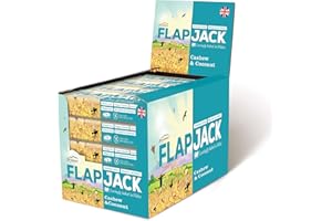 BRYNMOR FLAPJACK Brynmor Cashew & Coconut Flapjack, 20 x 80g Individually Wrapped Bars, A Perfect Treat For Snack Time