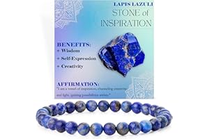 Bivei Perlenarmband für Frauen 6mm Halbedelstein dehnbarer elastischer Schmuck Yoga Geschenke