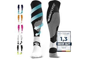 ‎DIASPORTS Diasports RUNSTARS Kompressionssocken für Sport, Laufen, Marathon und Triathlon | RUNSTARS Premium Kompressionssocken mit gleichmäßiger Kompression und verstärkter Ferse für Damen und Herren