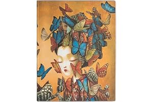 PAPERBLANKS Madame Butterfly Ultra Unlined Softcover Flexi Journal (Esprit de Lacombe)