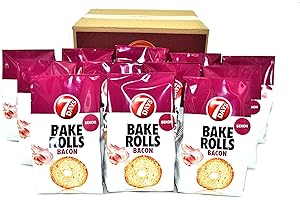 PROPARTS 7 days Bake Rolls. Bake Rolls Brotchips. Bake rolls 7 days. Knäckebrot. Chips 7 days (12x80g Pack) (Bacon)