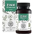 NATURE LOVE® Zink - 365 Tabletten (1 Jahr) - Hochdosiert (25mg): Zink-Bisglycinat (Zink Chelat) von Albion® - Hoch bioverfügb
