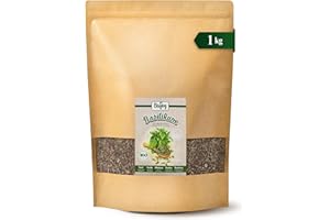 Biojoy Basilic BIO (1 kg), séché et trituré, Feuilles de Basilic (Ocimum basilicum)