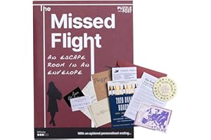 PUZZLE POST Personalised Escape Room Game | The Crack The Code To Reveal The Message | Real Life Puzzle Mystery | The Missed Flight