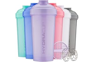 ‎HYDRA CUP Hydra Cup - [6 Stück Shaker-Flaschen, 794 ml max. Vorteilspack, Protein-Shaker-Becher, 6 Stück herausragende Farben.