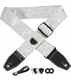 Leopard Print Guitar Strap Sangle Guitare Fender Wild Animal Print - Léopard 5cm Largeur Rembourrée Fender Guitar Strap