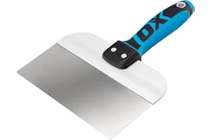 OX Pro Tejpkniv - 8 tum/200 mm | OX Pro 200 mm bred spatel med blad i rostfritt stål, aluminiumförstärkning, DURAGRIP-handtag och hammarände