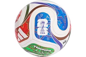 ‎ADIDAS adidas Unisex FIFA World Cup 26™ Trionda Zugelassener Spielball White/Solar Blue/Hi-Res Red/Flash Lime 5