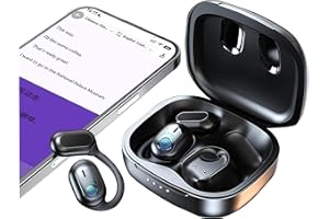 SMD5050 Ai Kopfhörer Übersetzer, 2025 Übersetzungskopfhörer, 144+ Sprachen Kopfhörer Übersetzer Echtzeit mit App, Bluetooth-übersetzungs-ohrhörer für iOS und Android, Reisen und Business (Schwarz)