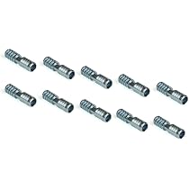 10 Tacos Guía De Plástico Negro Para Extensión De Mesa Y Muebles - Macho/Hembra, 26 Mm