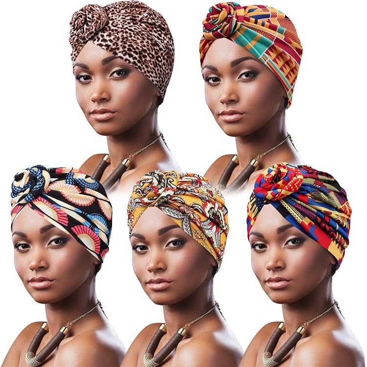 Lot De 3 Bandeaux élastiques Bohème - Imprimé Paisley, Nœud Rétro - Pour Sport, Yoga, Quotidien - Rouge, Blanc, Noir - 3