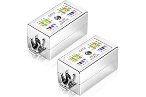 JOYCABIN Lot de 2 modules de connexion LSA Cat6 et Cat5 blindés LSA pour câbles de pose, câbles réseau, module de connexion pour câbles Ethernet, câbles réseau