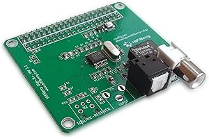 HiFiBerry Digi+ Standard Version - Digitale Soundkarte für Raspberry Pi 2 Modell B/B+ / A+ mit Toslink und Coax Anschluss