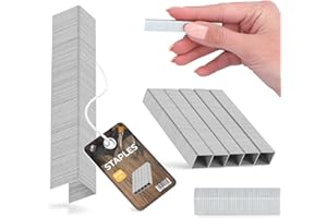 INSTALGURU 3000x Tackerklammern 14 mm 53A Polsterklammern Handtacker Klammern Heftklammern Vorrat für Holz Möbel Folien Starke Universelle Edelstahlklammern Tackernadeln