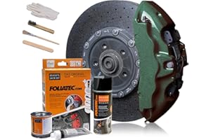 Foliatec Lakier do zacisków hamulcowych - zielony jasny metalik - 3 komponenty