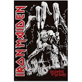 Grupo Erik Heavy Metal Poster - Iron Maiden Poster Number of the Beast- Dekorasyon Oturma Odası veya Yatak Odası Dekorasyonu 