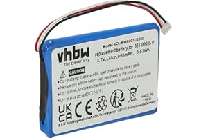 vhbw 1x Batterie Compatible avec Garmin Nüvi 150T, 140T, 2545, 2545LM GPS, Appareil de Navigation (930mAh, 3,7V, Li-ION)