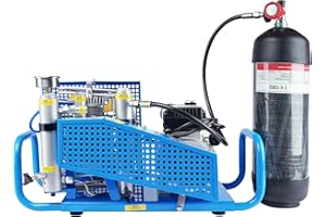 TUXING 300Bar Wysokociśnieniowy kompresor do nurkowania PCP Sprężarka powietrza Auto Stop do oddychania z akwalungiem Snorkeling Sporty wodne Paintball 220V ·