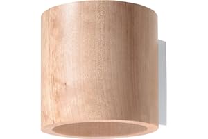 SOLLUX lighting Orbis Downlight Applique murale avec abat-jour cylindrique – Applique murale pour salon, salle à manger – Lampe de cuisine et couloir