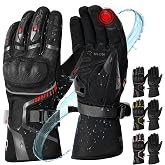 RIDEIRON Winter Motorcycle Gloves Men Women, Windproof, Lightweight and Warm with Touch Screen for Motorcycling, Hiking and O