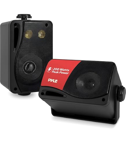Enceinte Portable Pyle 500W - Système PA Avec Subwoofer 25.4 Cm, 2 Tweeters, Réseau De Filtrage, Pour Extérieur/intérieur (MDF, Poignées)