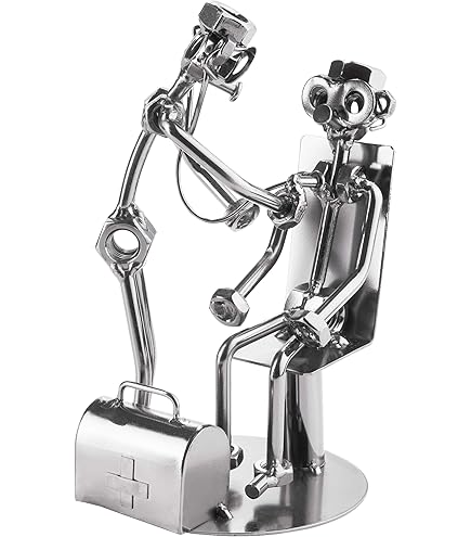 Statuetta Goofi Dottore In Ceramica - Design Italiano, Multicolore, 8x8x10 Cm - Foto 8