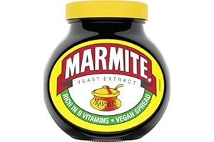 Marmite Classic Yeast Extract vegan breakfast spread rich in B vitamins with no added sugar 500 g (Packaging may vary)