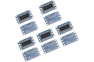 A-DIGISHUO 10PCS Mini RS232 to TTL MAX3232 to TTL Level Converter Board Serial Converter Board RS232 to TTL Serial