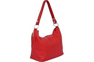 AMBRA Moda Sac à main en cuir pour femme, sac porté épaule GL005