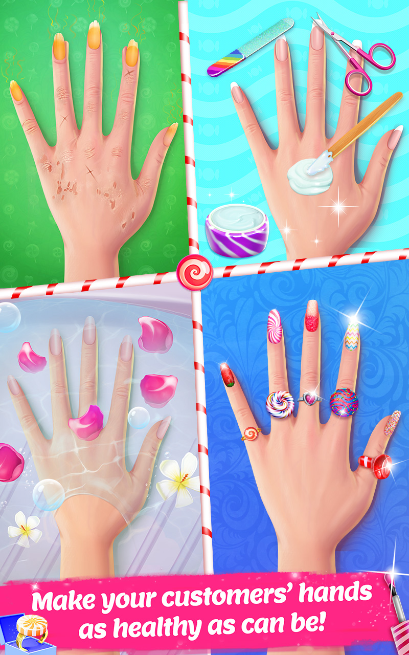 Candy Nail Art - Sweet Spa Fashion Game: Amazon.de: Apps für Android