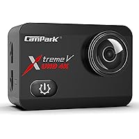Campark X30 Native 4K 60fps Action Camera 20MP with EIS Anti Shake Touch Screen Wi-Fi Waterproof Camera 40m with 2…