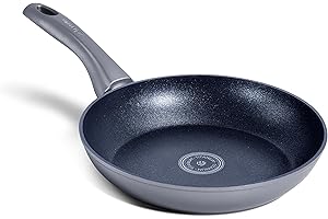 BIALETTI Aeternum Titanium Induction Padella, Alluminio, Grigio, 24 cm