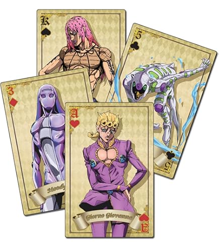 JOJO GIOGIO カードセット Amazon.co.jp: JoJo's Bizarre Adventure Cards - Anime Trading