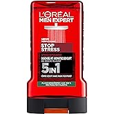 L'Or&eacute;al Men Expert Shower Gel &amp; Shampoo for Men, Shower Bath for Cleansing Body, Hair &amp; Face, Male Body Care for Long Lasting