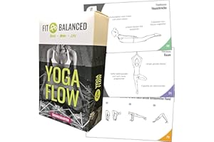 ‎FIT BALANCED YOGA Karten, für Anfänger und Fortgeschrittene, mit 60 Yogaübungen, mit Online-Einführungs-Kurs, mit Meditationen und Atemübungen zum Anhören, Yoga Box (neue Verpackung)