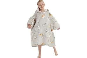 VERTAST Übergroße Hoodie Sweatshirt, Warmer Kuschelpullover Decken Blanket Hoodie, Weicher Sherpa Deckenpullover mit Kapuze Pullover Sweatshirt, Pulli Decke Schlafanzug für Damen Herren