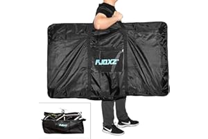 BAIGIO Sac de Transport Vélo, Grand Housse de Velo Pliant, Pour VTT/Route/Trotinette Electrique, Pour Voyager en Train Avion2