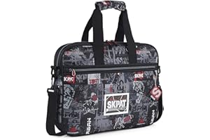 SKPAT - Borsa Porta PC Bambini - Custodia PC 14 Pollici per La Scuola con Tracolla Regolabile - Borsa per PC per Bambino di Alta Qualità - Borsa Computer per Escolar 131606