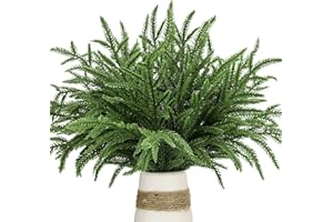 KKSTY 30 Steli di Pino Norfolk Realistici al Tatto, 38 cm, Rami Artificiali, Rametti Sempreverdi, Foglie Finte per Ghirlande Natalizie, Fai Da Te, Decorazioni per la Casa