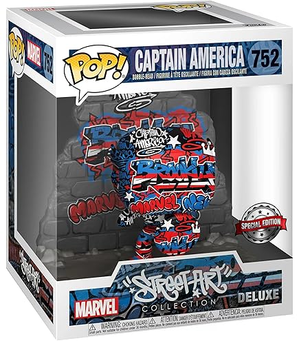 Funko Pop! Marvel: Capitán América Retro Reimagined (Exclusivo de