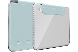 TUDIA M-Flip V2 för Kobo Vågen Färgfodral - Himmelsblå | Passar med/utan Stylus, avtagbart magnetiskt skydd med justerbart stativ och klar baksida